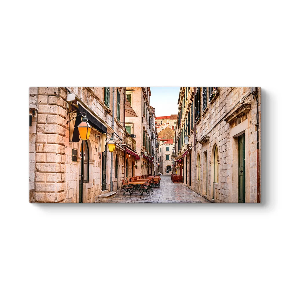 Dubrovnik Sokakları Tablosu - Model 5
